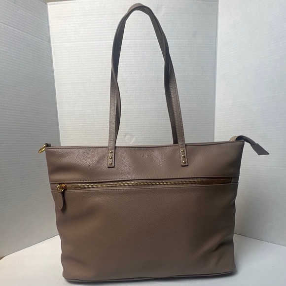 The Life Bag Vegan Leather Tote - Spacious & Stylish NWT - Picture 3 of 16